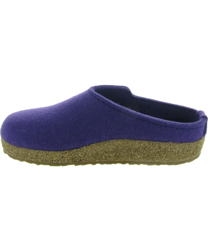 chaussons et pantoufles - Mules Sabots - femme - Feutrine - Violet - Haflinger