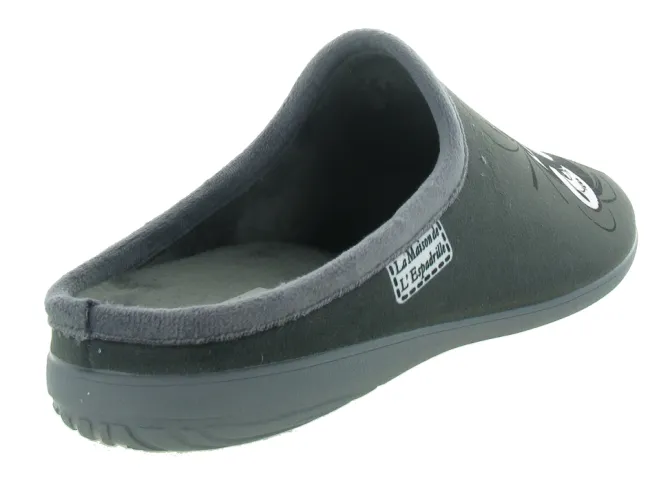 chaussons et pantoufles - Mules Sabots - homme - Synthétique - Gris - La maison de l espadrille