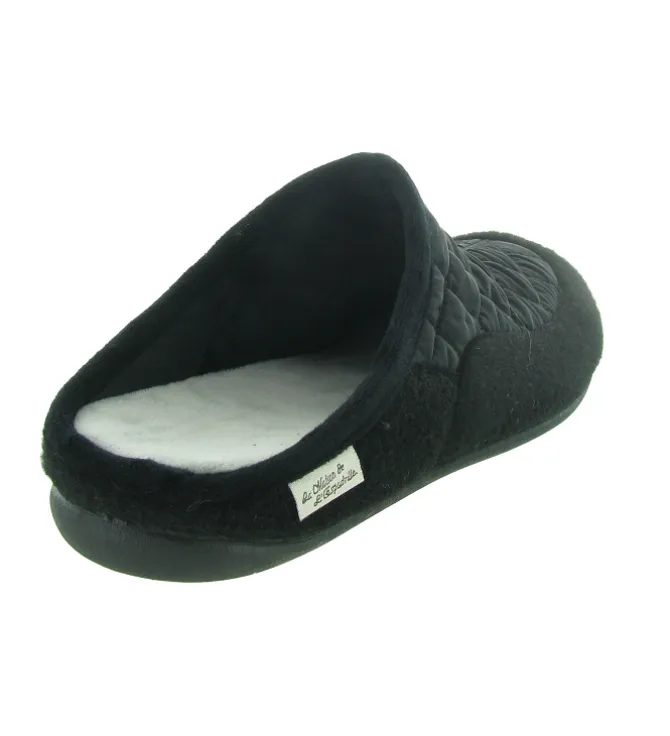 chaussons et pantoufles - Mules Sabots - homme - Synthétique - Noir - La maison de l espadrille