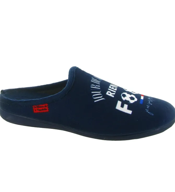 chaussons et pantoufles - Mules Sabots - homme - Synthétique - Bleu Marine - La maison de l espadrille