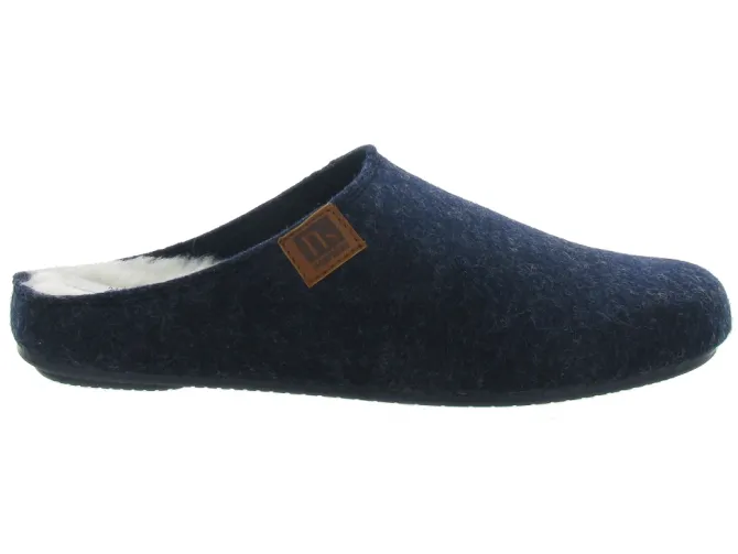 chaussons et pantoufles - Mules Sabots - homme - Synthétique - Bleu Marine - Maison armando