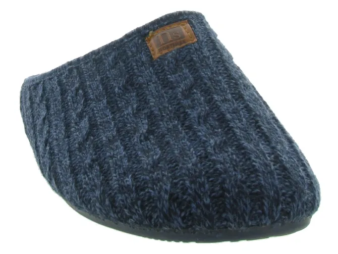 chaussons et pantoufles - Mules Sabots - homme - Synthétique - Bleu Marine - Maison armando