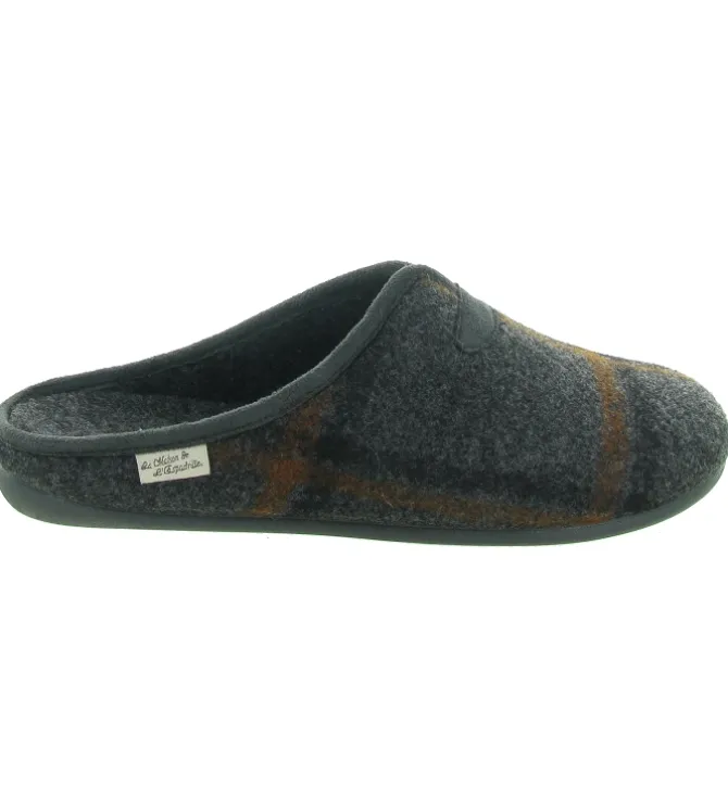 chaussons et pantoufles - Mules Sabots - homme - Synthétique - Marron - La maison de l espadrille
