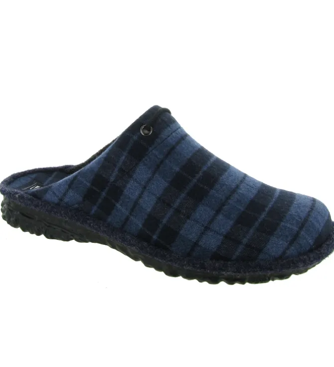 chaussons et pantoufles - Mules Sabots - homme - Toile - Bleu - Westland