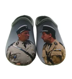 chaussons et pantoufles - Mules Sabots - homme - Toile - Gris - La maison de l espadrille