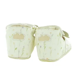 chaussons et pantoufles - Semelle souple - bebe fille - Cuir - Or - Easy peasy