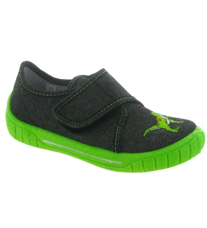 chaussons et pantoufles - Semelle souple - bebe garcon - Synthétique - Noir - Superfit