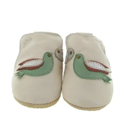 chaussons et pantoufles - Semelle souple - bebe fille - - Beige - Easy peasy