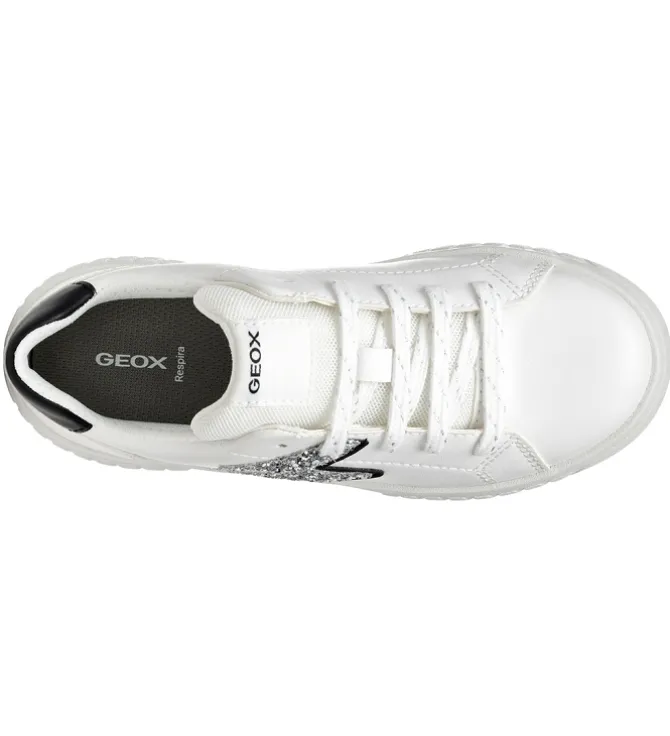 chaussures a lacets - Chaussures à lacets - junior fille - Synthétique - Glitter - Paillettes - Geox