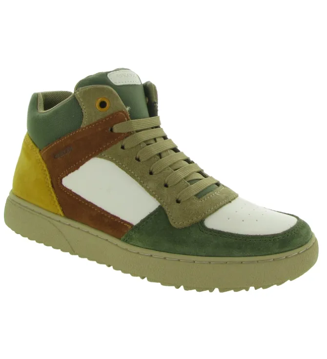 chaussures a lacets - Chaussures à lacets - junior garcon - Synthétique - Vert - Geox