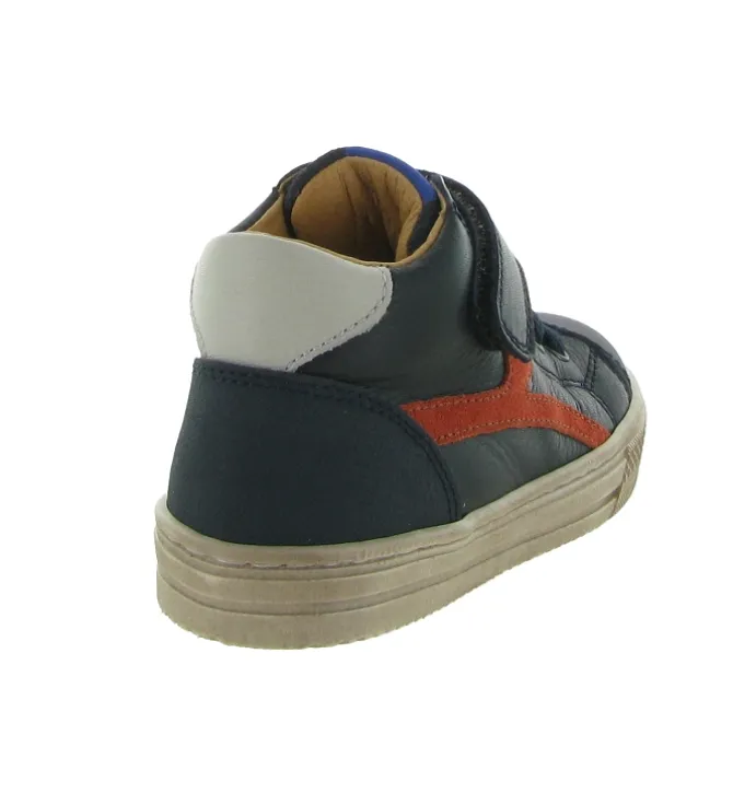 chaussures a lacets - Chaussures à lacets - junior garcon - Cuir - Bleu Marine - Babybotte