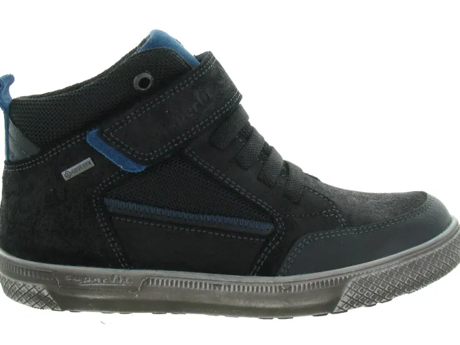 chaussures a lacets - Chaussures à lacets - junior garcon - Cuir - Noir - Superfit