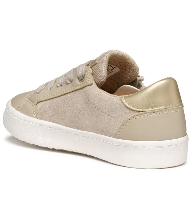 chaussures a lacets - Chaussures à lacets - junior fille - Synthétique - Or - Geox