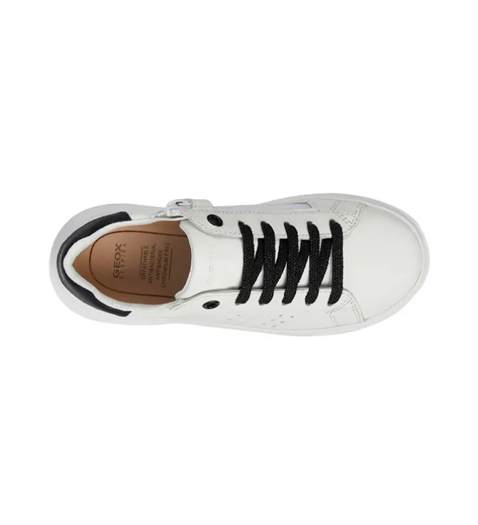 chaussures a lacets - Chaussures à lacets - junior fille - Synthétique - Blanc - Geox
