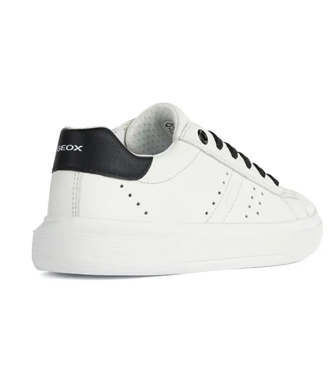 chaussures a lacets - Chaussures à lacets - junior fille - Synthétique - Blanc - Geox