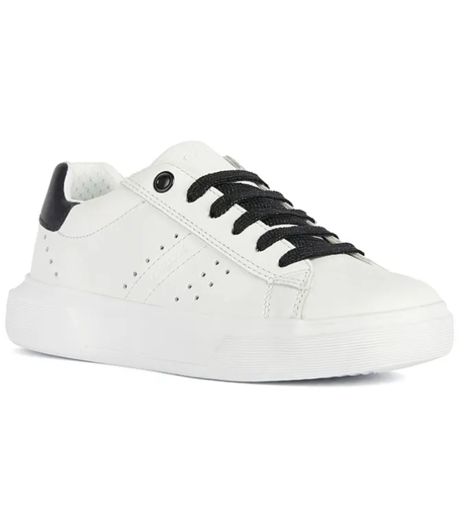 chaussures a lacets - Chaussures à lacets - junior fille - Synthétique - Blanc - Geox