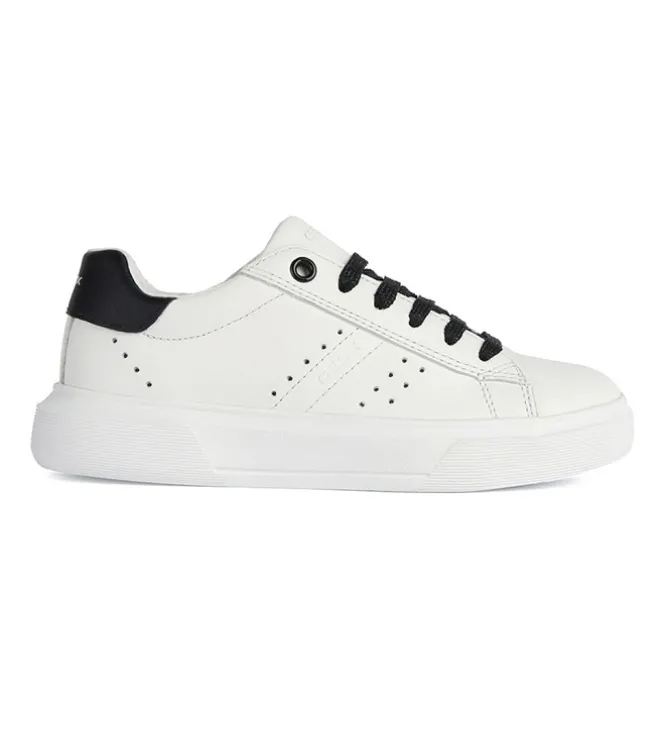 chaussures a lacets - Chaussures à lacets - junior fille - Synthétique - Blanc - Geox