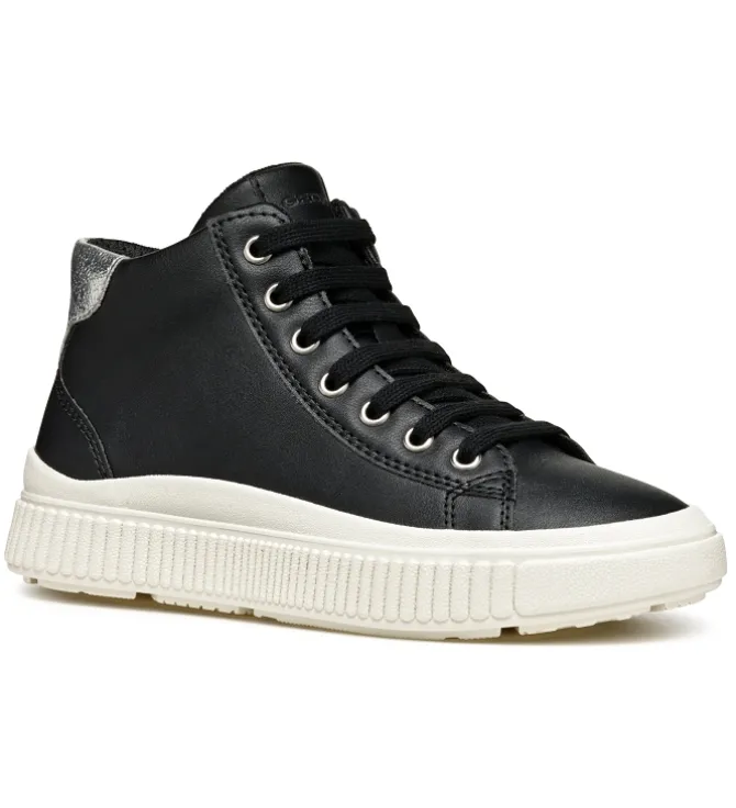 chaussures a lacets - Chaussures à lacets - junior fille - Synthétique - Noir - Geox