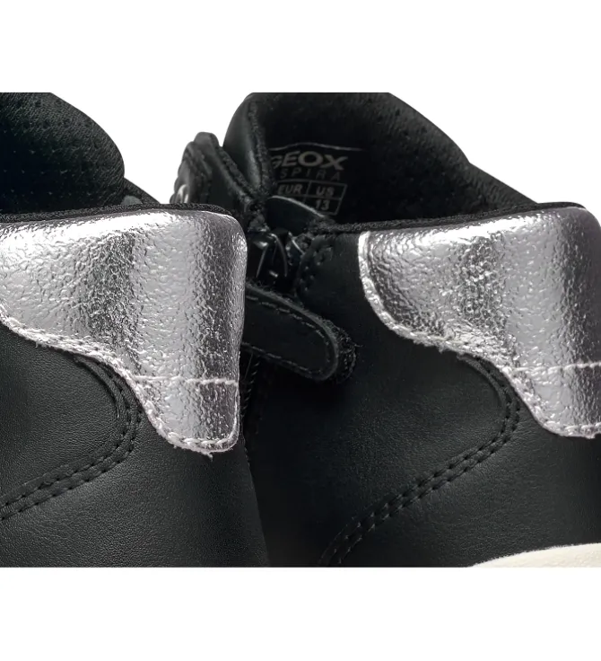 chaussures a lacets - Chaussures à lacets - junior fille - Synthétique - Noir - Geox