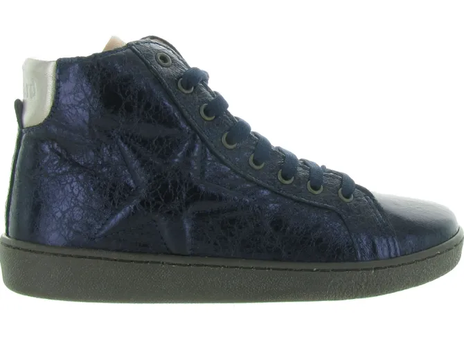 chaussures a lacets - Chaussures à lacets - junior fille - Cuir - Bleu Marine - Bisgaard