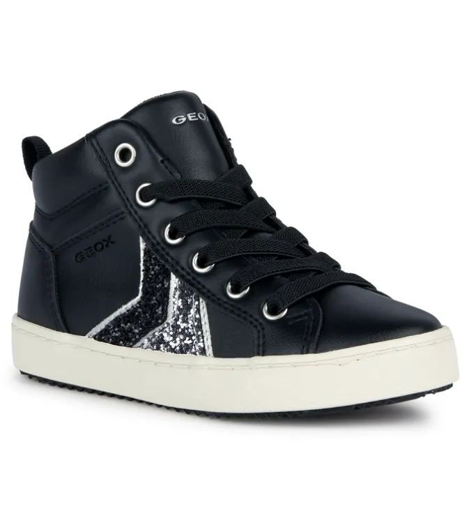 chaussures a lacets - Chaussures à lacets - junior fille - Synthétique - Noir - Geox