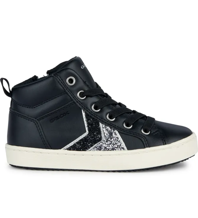 chaussures a lacets - Chaussures à lacets - junior fille - Synthétique - Noir - Geox