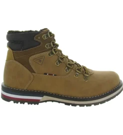 chaussures a lacets - Confort et décontracté - homme - Synthétique - Marron - Kimberfeel