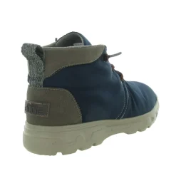 chaussures a lacets - Confort et décontracté - homme - Synthétique - Bleu - Hey dude