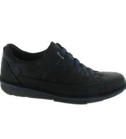 chaussures a lacets - Confort et décontracté - homme - Cuir - Noir - Fluchos
