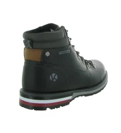 chaussures a lacets - Confort et décontracté - homme - Synthétique - Noir - Kimberfeel