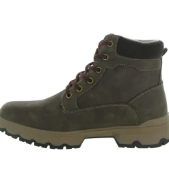 chaussures a lacets - Confort et décontracté - homme - Synthétique - Marron - Kimberfeel