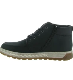 chaussures a lacets - Confort et décontracté - homme - Cuir - Bleu Marine - Rieker