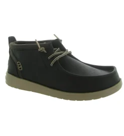 chaussures a lacets - Confort et décontracté - homme - Nubuck - Marron - Hey dude