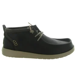chaussures a lacets - Confort et décontracté - homme - Nubuck - Marron - Hey dude