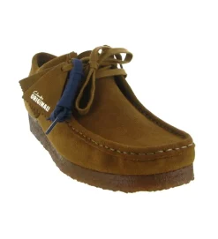 chaussures a lacets - Confort et décontracté - homme - Nubuck - Chestnut - Clarks