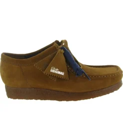 chaussures a lacets - Confort et décontracté - homme - Nubuck - Chestnut - Clarks