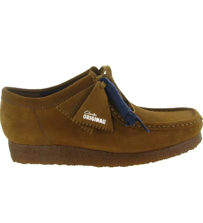 chaussures a lacets - Confort et décontracté - homme - Nubuck - Chestnut - Clarks