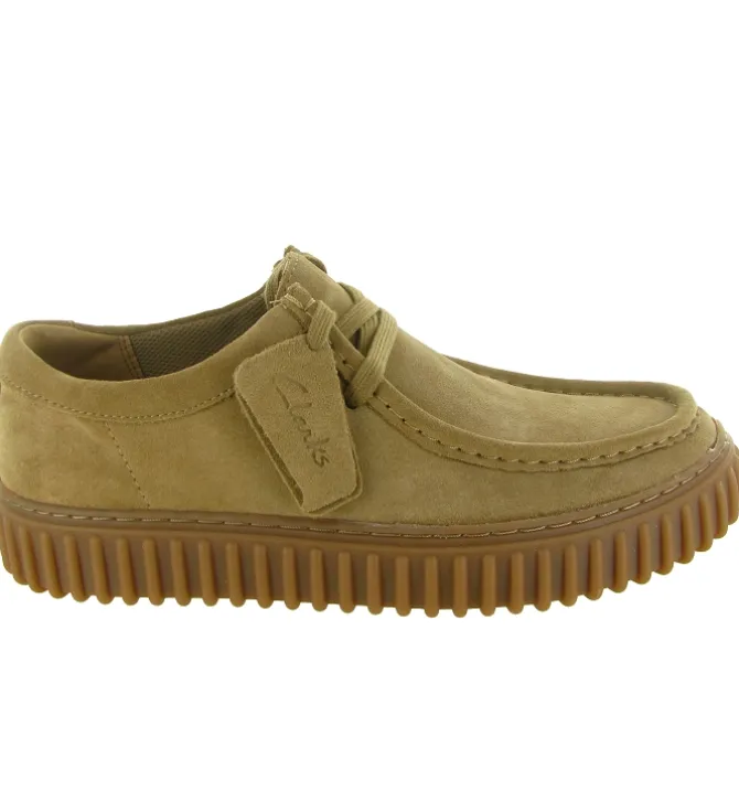 chaussures a lacets - Confort et décontracté - homme - Cuir - Beige - Clarks