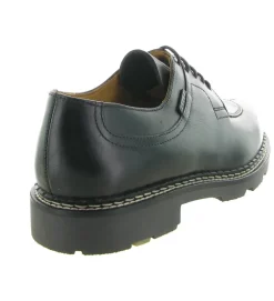 chaussures a lacets - Confort et décontracté - homme - Cuir - Noir - Pellet