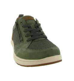 chaussures a lacets - Confort et décontracté - homme - Synthétique - Kaki - Rieker