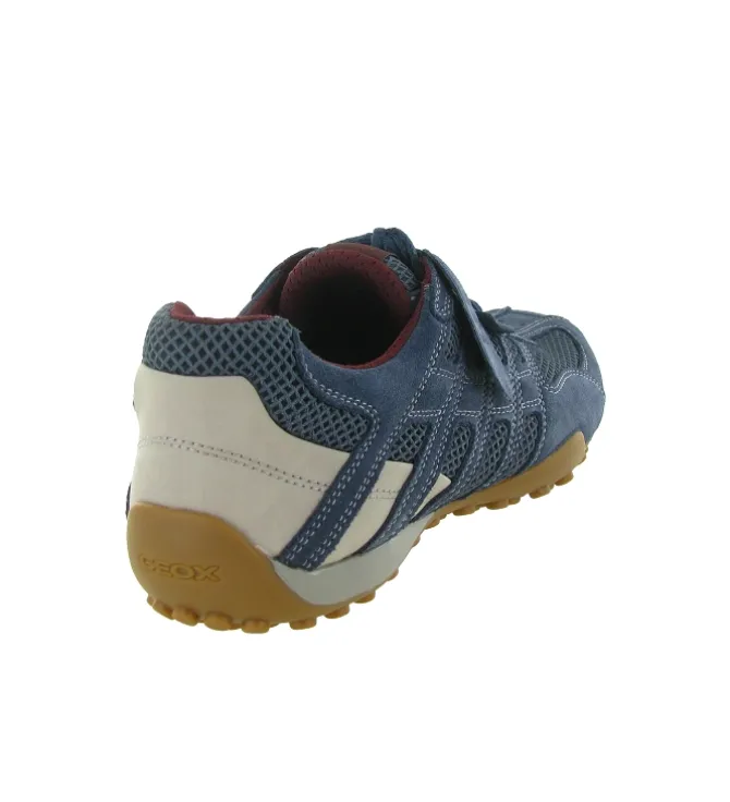 chaussures a lacets - Confort et décontracté - homme - Synthétique - Bleu - Geox
