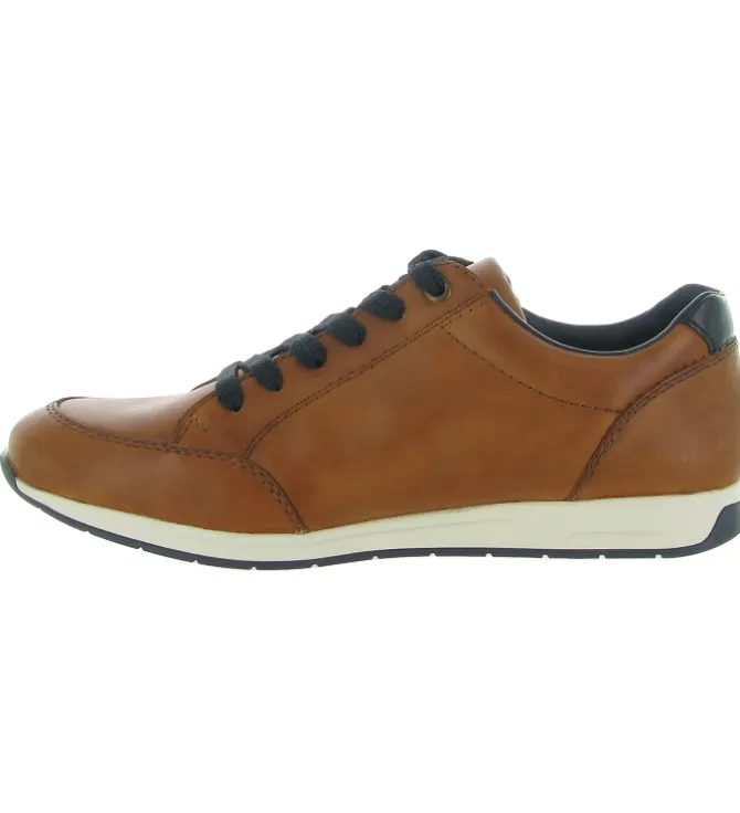 chaussures a lacets - Confort et décontracté - homme - Cuir - Marron - Rieker
