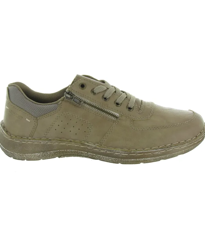 chaussures a lacets - Confort et décontracté - homme - Synthétique - Gris - Rieker