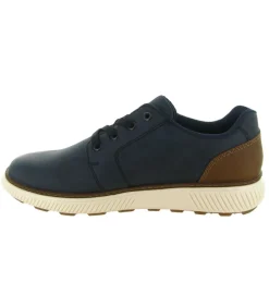 chaussures a lacets - Confort et décontracté - homme - Synthétique - Bleu - Rieker