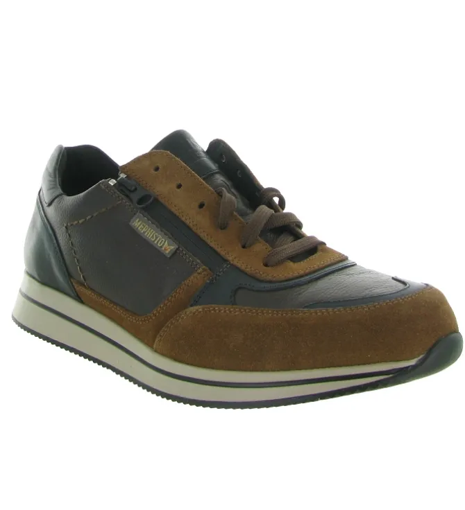 chaussures a lacets - Confort et décontracté - homme - Cuir - Marron - Mephisto