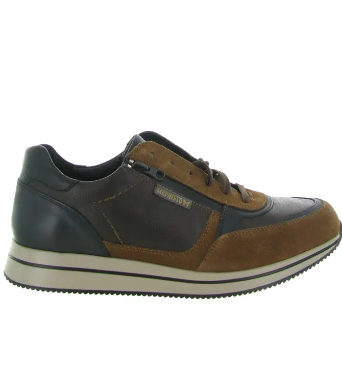 chaussures a lacets - Confort et décontracté - homme - Cuir - Marron - Mephisto