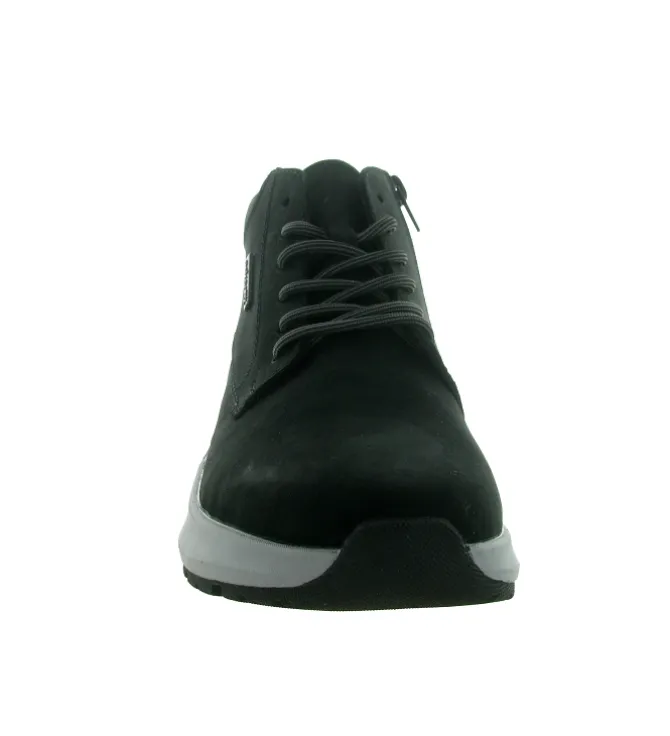 chaussures a lacets - Confort et décontracté - homme - Cuir - Noir - Rieker