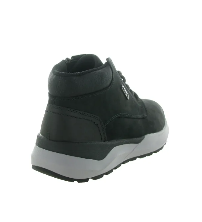 chaussures a lacets - Confort et décontracté - homme - Cuir - Noir - Rieker