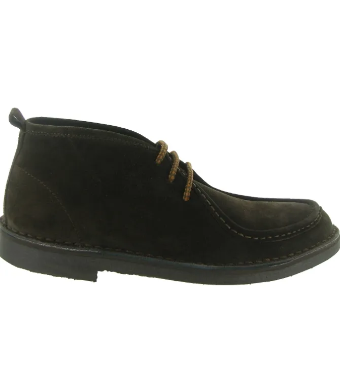 chaussures a lacets - Confort et décontracté - homme - Nubuck - Marron - Kebo