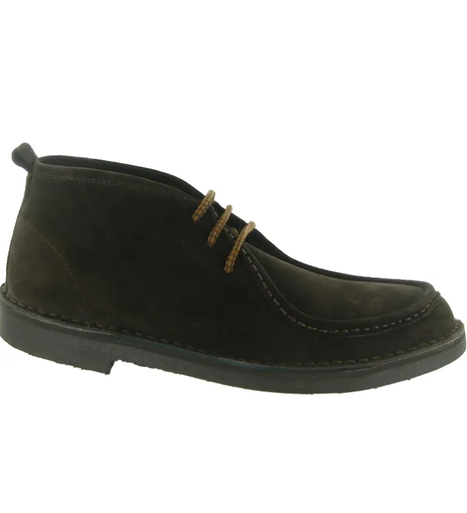 chaussures a lacets - Confort et décontracté - homme - Nubuck - Marron - Kebo